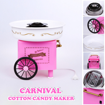 เครื่องทำสายไหม Carnival Cotton Candy Maker สีชมพู-ขาว เครื่องทำสายไหม Carnival Cotton Candy Maker สีชมพู-ขาว