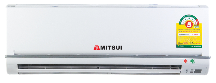 MITSUI เครื่องปรับอากาศ แบบติดผนัง รุ่นประหยัดไฟเบอร์ 5 ขนาด 18,333.36 btu./hr. สีขาว image