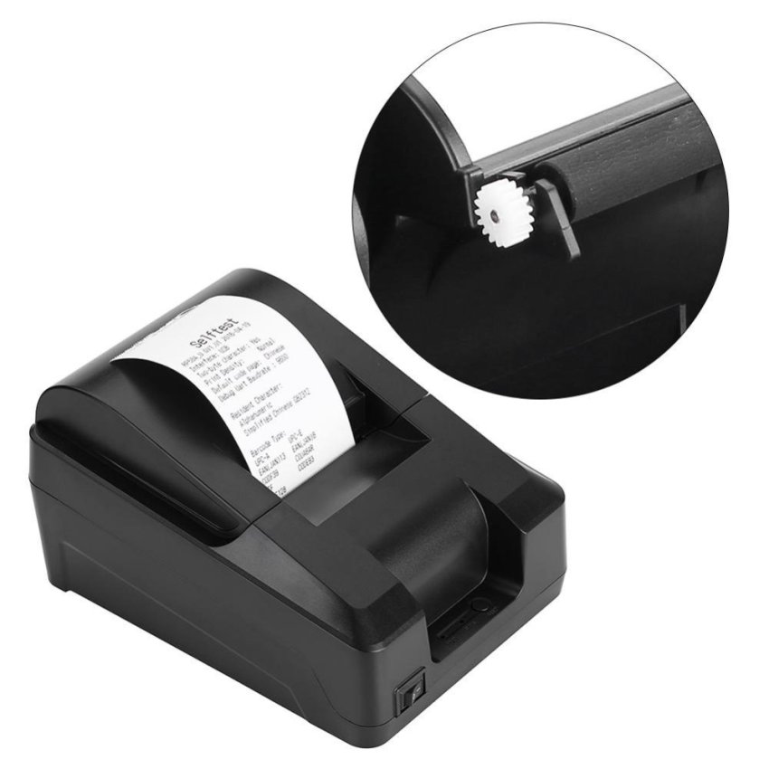 ดูภาพ 58mm Thermal Receipt Printer Handheld USB 70mm/sec Printing EU Plug - intl เพิ่มเติม 58mm Thermal Receipt Printer Handheld USB 70mm/sec Printing EU Plug - intl