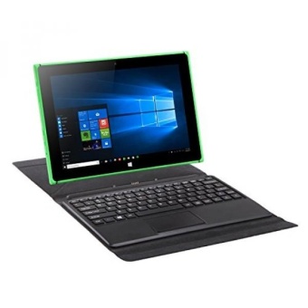 iRULU 2-in-1 Tablet Windows aptop 10.1 inch Walknbook  with Detachable Keyboard 2+32GB Workstation  Entertainment Green