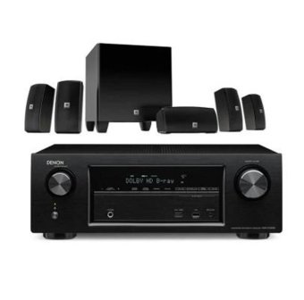 JBL + Denon AVR-X1200 + JBL CINEMA 610 (Black) image