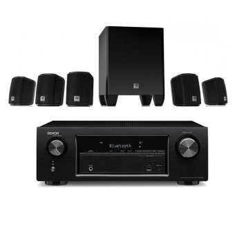 JBL + Denon AVR-X520BT + JBL510AS (Black) image
