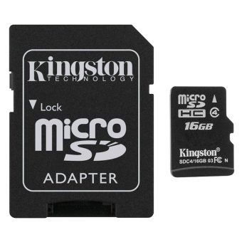 Kingston Micro SD Card Class 4 (16GB) with Adapter image