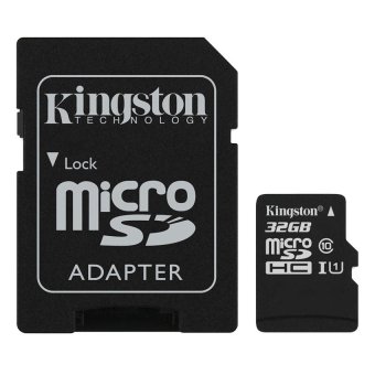 Kingston Micro SD Class 10 U1 80/10 MB/s - 32GB With Adapter(SDC10G2/32GBFR) image