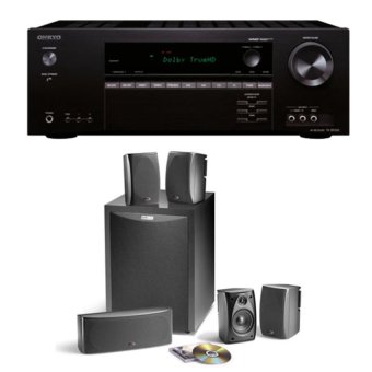Onkyo TX-SR 343 + Polk RM6750 image