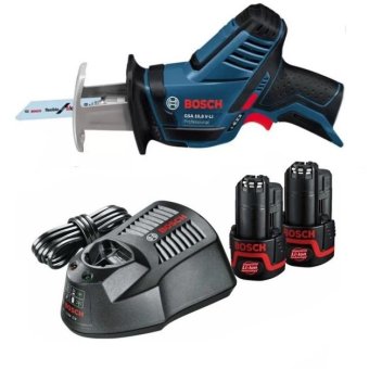 BOSCH เลื่อยชักไร้สาย 10.8V รุ่น GSA10,8V-LI(มีแบต10.8Vสองก้อน+ที่ชาร์จ) (สีน้ำเงิน) BOSCH เลื่อยชักไร้สาย 10.8V รุ่น GSA10,8V-LI(มีแบต10.8Vสองก้อน+ที่ชาร์จ) (สีน้ำเงิน)
