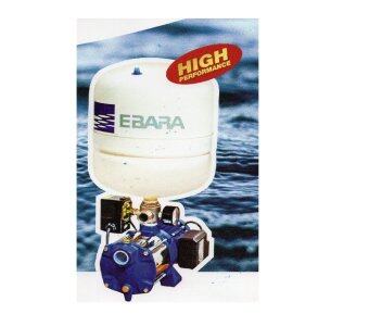 EBARA ปั๊มน้ำ รุ่น COMPACT AM10/PT 750W EBARA ปั๊มน้ำ รุ่น COMPACT AM10/PT 750W