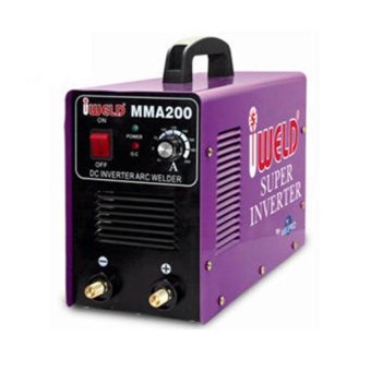 IWELD เครื่องเชื่อมหูหิ้วอินเวอร์เตอร์ 200 แอมป์ รุ่น MMA200 IWELD เครื่องเชื่อมหูหิ้วอินเวอร์เตอร์ 200 แอมป์ รุ่น MMA200