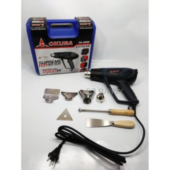OKURA เครื่องเป่าลมร้อน 2000W. รุ่น HA - 2200 พร้อมอุปกรณ์เสริม (สีเขียว) OKURA เครื่องเป่าลมร้อน 2000W. รุ่น HA - 2200 พร้อมอุปกรณ์เสริม (สีเขียว)