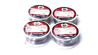ULTRACORE ตะกั่วบัคกรีม้วน จำนวน 4 ม้วน ULTRACORE ตะกั่วบัคกรีม้วน จำนวน 4 ม้วน