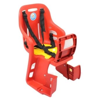 เบาะเสริมจักรยาน สำหรับเด็ก แบบติดตั้งด้านหลัง (สีแดง) image