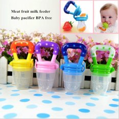 Funny pacifiers silcone baby pacifier food feeder feeding nipple dummy fruits avent nibbler soother bottle clip chain bpa free L Pink - intl โปรโมชั่น Funny pacifiers silcone baby pacifier food feeder feeding nipple dummy fruits avent nibbler soother bottle clip chain bpa free L Pink - intl ถูกๆ