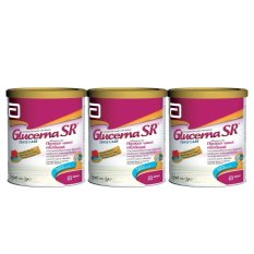 Glucerna SR Triple Care อาหารทดแทนสำหรับผู้ป่วยโรคเบาหวาน 400g. (3 กระป๋อง) ลดราคา Glucerna SR Triple Care อาหารทดแทนสำหรับผู้ป่วยโรคเบาหวาน 400g. (3 กระป๋อง) โปรโมชั่น