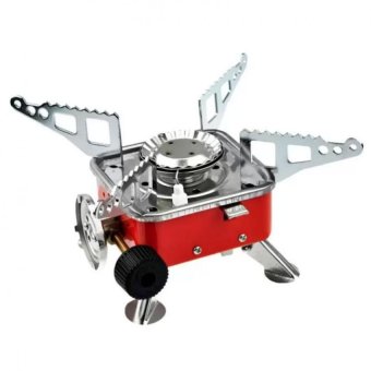 KOVAR PORTABLE CARD TYPE STOVE เตาแก๊สแคมป์ปิ้งแบบพกพา รุ่น ZT-202 (สีแดง) image