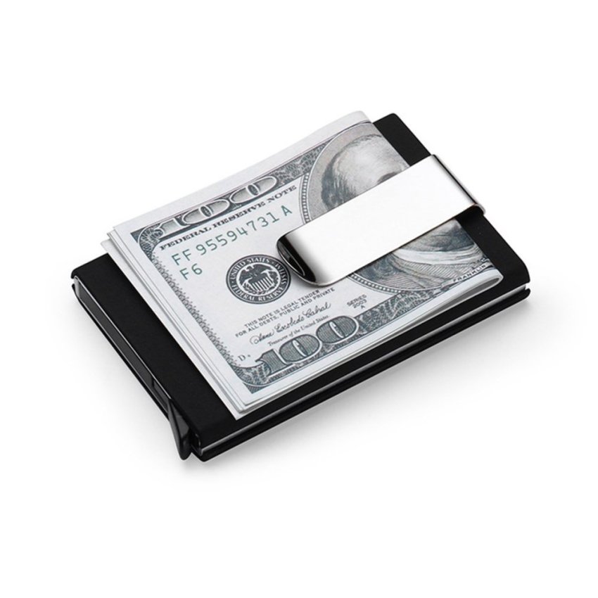 Augus Mens Genuine Leather Wallet Bifold Slim Money Credit Card ID Holder Purse