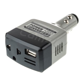 Cam4U Car USB Charger Power Inverter Adapter 12V-24V to 220V DC to AC image