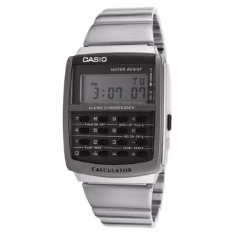 Casio Vintage Retro Style Digital Alarm Stopwatch Calculator Watch CA-506-1DF(Silver )