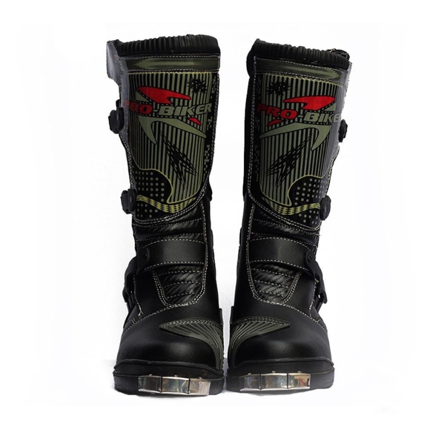 ดูภาพ Motorcycle boots off - road motorcycle anti - collision boots (red size 40) - intl เพิ่มเติม Motorcycle boots off - road motorcycle anti - collision boots (red size 40) - intl