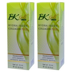 Bo Bongkosh Gold Plus Hydra Fresh Collagen Plus บี เค โกลด์ ไฮดร้า คอลลาเจน พลัส บำรุงผิวอ่อนเยาว์ ใส เด้ง 15ml. (2 กล่อง) Bo Bongkosh Gold Plus Hydra Fresh Collagen Plus บี เค โกลด์ ไฮดร้า คอลลาเจน พลัส บำรุงผิวอ่อนเยาว์ ใส เด้ง 15ml. (2 กล่อง)
