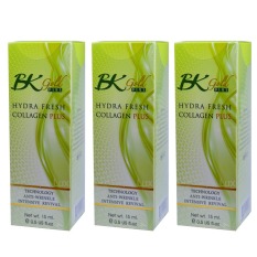 Bo Bongkosh Gold Plus Hydra Fresh Collagen Plus บี เค โกลด์ ไฮดร้า คอลลาเจน พลัส บำรุงผิวอ่อนเยาว์ ใส เด้ง 15ml. (3 กล่อง) Bo Bongkosh Gold Plus Hydra Fresh Collagen Plus บี เค โกลด์ ไฮดร้า คอลลาเจน พลัส บำรุงผิวอ่อนเยาว์ ใส เด้ง 15ml. (3 กล่อง)