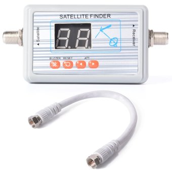 เครื่องวัดสัญญาณความแรงของจานดาวเทียม Digital WS6903 Satellite<br/>Signal Finder Sat Meter LCD Dish +21cm Coaxial Cable(...), โปรโมชั่นพิเศษประจำปี 2016, โปรโมชั่นเซ็ตจานดาวเทียม image