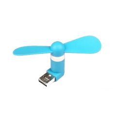 พัดลม USB มินิสำหรับพกพา รุ่น USB (สีฟ้า)