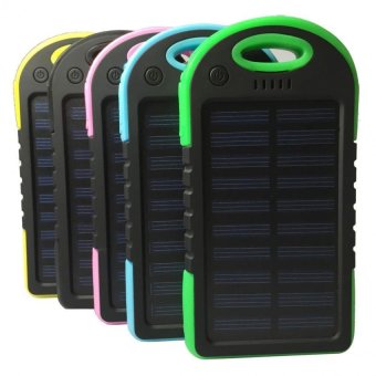 POWER BANK SOLAR 50000mAh แบตสำรองมือถือโซล่า 50000mAh รุ่นES500<br/>set 5ชิน (yellow+black+pink+blue+green)(...), โปรโมชั่นพิเศษประจำปี 2016, แบตเตอรี่สำรอง ราคาเริ่มต้นที่ 199บาท image