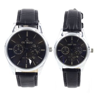 Sevenlight Date Quartz นาฬิกาข้อมือคู่รัก มีระบบวันที่ - 9123-8083<br/>(Black/Blue), นาฬิกา, แว่นตาและเครื่องประดับ, นาฬิกาลำลอง image