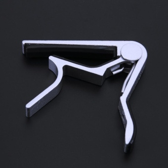 Alloy Tune Clamp Key Trigger Capo For Acoustic ElectricGuitar(Silver) - Intl July 2018 - 5 Alloy Tune Clamp Key Trigger Capo for Acoustic ElectricGuitar(Silver) - intl - 5
