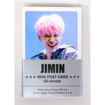 [FAN GOODS] JIMIN BTS BANGTAN BOYS - MINI POSTCARD PHOTOCARD SET56pcs - intl