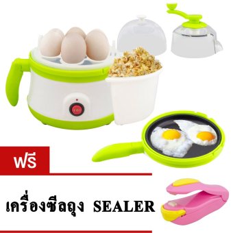 เปรียบเทียบราคา GetZhop เครื่องทำป๊อบคอร์น ต้มไข่ กระทะทอด 3 in 1 รุ่น YS-619-(Green) แถมฟรี! เครื่องซีล ปิดปากถุง (สีชมพู/เหลือง) ต้องการขายด่วน GetZhop เครื่องทำป๊อบคอร์น ต้มไข่ กระทะทอด 3 in 1 รุ่น YS-619-(Green) แถมฟรี! เครื่องซีล ปิดปากถุง (สีชมพู/เหลือง)