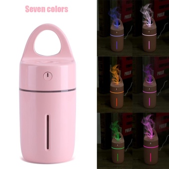 Portable Car Home USB Colorful Night Light Cup Shape Humidifier AirDiffuser Mist Maker Pink - Intl July 2018 - 3 Portable Car Home USB Colorful Night Light Cup Shape Humidifier AirDiffuser Mist Maker Pink - intl - 3