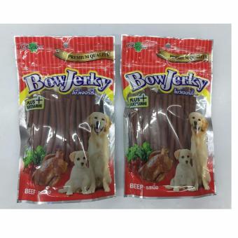 ขอเสนอ Bowjerky ขนมสุนัขแบบแท่ง รสเนื้อวัว ขนาด 250g แถม 1 ถุง ขนาด 250g มูลค่า 145 บาท เสนอราคา Bowjerky ขนมสุนัขแบบแท่ง รสเนื้อวัว ขนาด 250g แถม 1 ถุง ขนาด 250g มูลค่า 145 บาท