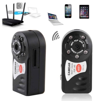 1x Mini IP Camera Wifi Micro SD CCTV Security Camera Wireless Webcam Audio HD - intl