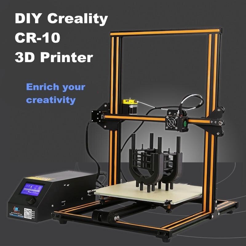 2016 CR-10 3D Printer 300*300*400mm Printing Size 1.75mm 0.4mmNozzle DIY KIT - intl