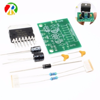 ชุดคิทเครื่องขยายเสียงขนาดเล็ก 2x15W TDA7297 amplifier board spareparts dc 12v grade 2.0 dual audio encoding 15w electronic diy kit