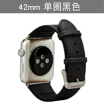 แอปเปิ้ลนาฬิกา 3 ชั่วอายุคน iWatch สายนาฬิกาหนังแอปเปิ้ลแอปเปิ้ล WATCH2 สายนาฬิกาธุรกิจ 38 42mm ผู้ชายและผู้หญิงน้ำขึ้นน้ำลง