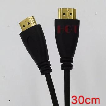30cm สาย HDMI ต่อภาพเสียงทีวี ยาว0.3m เมตร (Black) 30cm สาย HDMI ต่อภาพเสียงทีวี ยาว0.3m เมตร (Black)