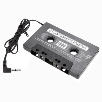 3.5mm CD Player Car Stereo Cassette Tape Adapter เทปรถยนต์ (สีดำ)