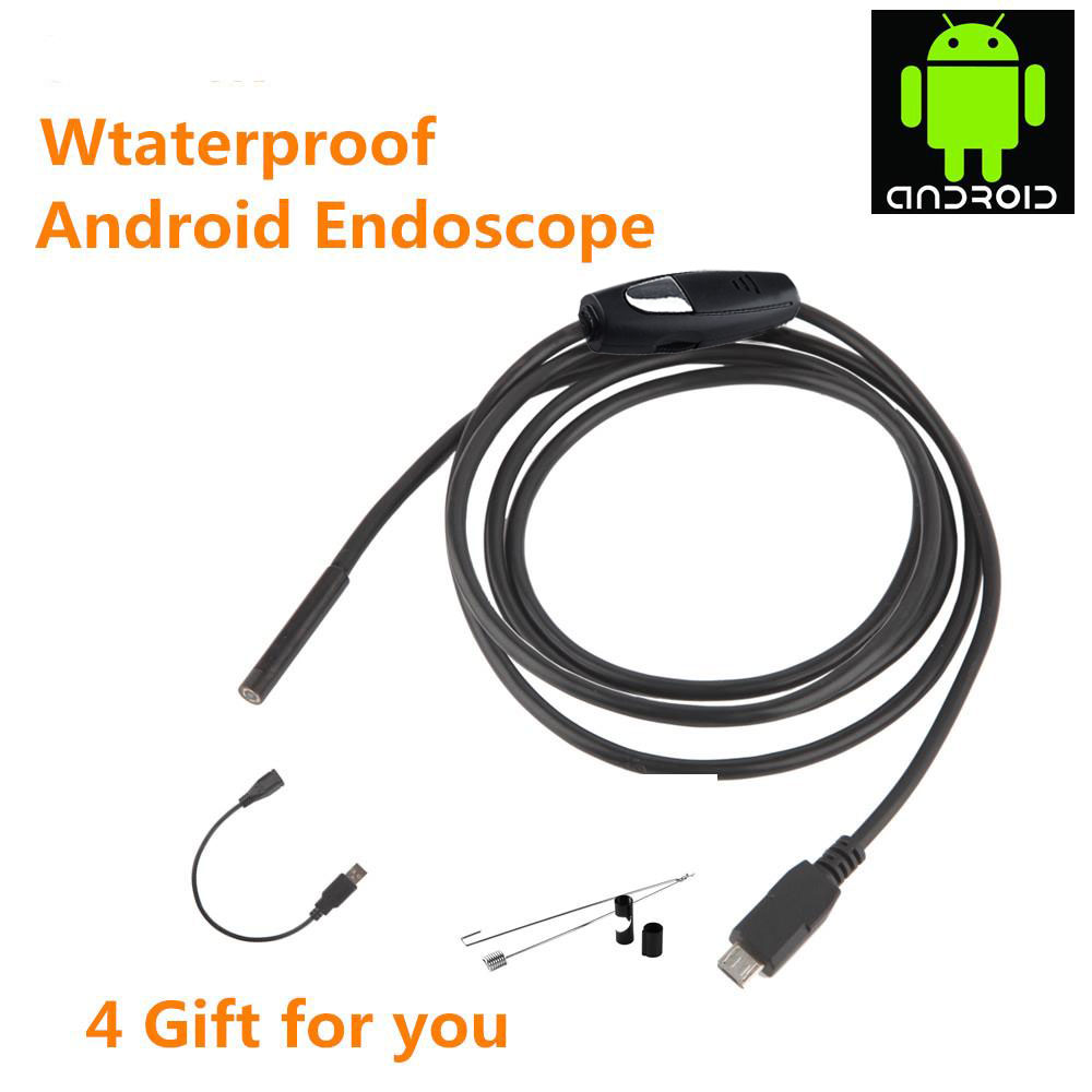 7mm Lens 1.5M Android OTG Phone Endoscope IP67 Borescope LED CameraSnake 7mm Lens 1.5M Android OTG Phone Endoscope IP67 Borescope LED CameraSnake
