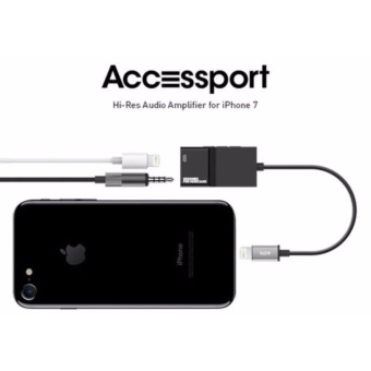 ADVANCED ACCESSPORT DAC+AMPแบบพกพาที่ช่วยเพิ่มคุณภาพเสียงในการฟังเพลงและช่องสำหรับชาร์จแบตฯIPHONE สามารถใช้งานได้พร้อมกัน(for ios)