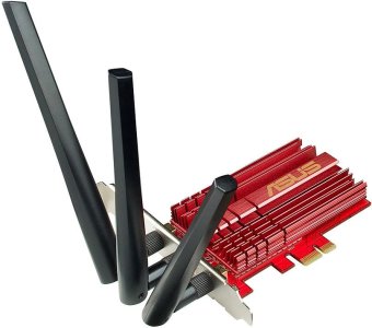 เสนอราคา Asus PCE-AC68 3 Antenna Dual band Wifi Wireless N AC 1900 PCI-E x1Card Adapter ขอเสนอ Asus PCE-AC68 3 Antenna Dual band Wifi Wireless N AC 1900 PCI-E x1Card Adapter