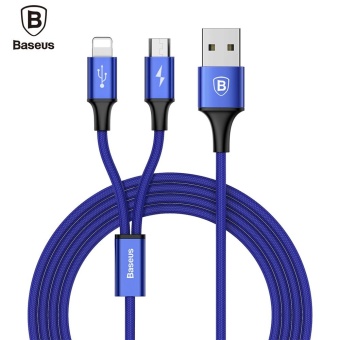 รีวิวพันทิป Baseus Rapid Series 2 in 1 Micro USB + 8 Pin Connector 3A Fast Charging Data Transfer Cable 1.2M ต้องการขายด่วน Baseus Rapid Series 2 in 1 Micro USB + 8 Pin Connector 3A Fast Charging Data Transfer Cable 1.2M