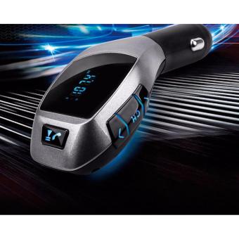 ขาย bluetooth  X5 Wireless Bluetooth Car Kit Handsfree SpeakerWith Car Charger FM เครื่องเล่นเพลง บลูทูธติดรถยนต์อุปกรณ์เขื่อมต่อมือถือกับรถยนต์  