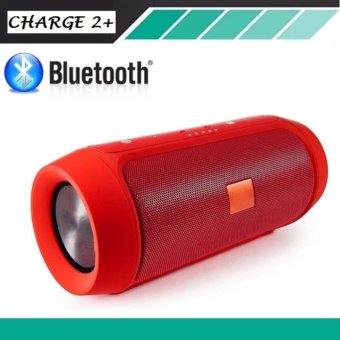 Bluetooth Speakers Charge 2+ ลำโพงบลูทูธแบบพกพา เสียงเบสกระหึ่ม สามารถใช้เป็น PowerBank ได้ (Red)