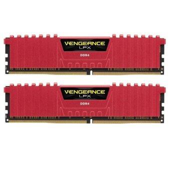 ประเทศไทย Corsair RAM DDR4 3000 Vengeance LPX 4GBX2 8GB (Red)
