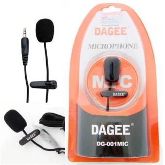 ไมค์หนีบปกเสื้อ DAGEE DG-001 Mini Clip-on Microphone (Black) ไมค์หนีบปกเสื้อ DAGEE DG-001 Mini Clip-on Microphone (Black)