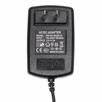 DC อแดปเตอร์ 12v 2a สำหรับกล้องวงจรปิด (Black)