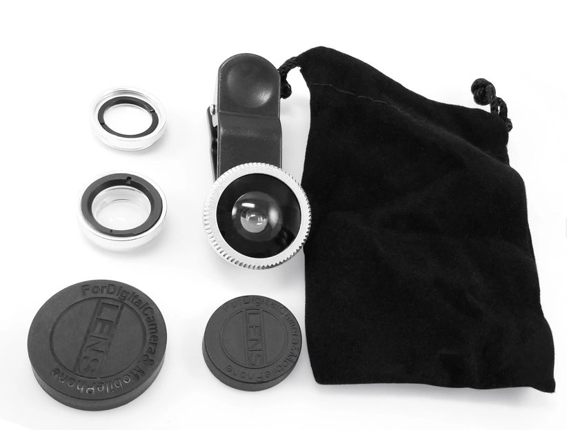 DT CLIP LENS 3 IN 1 เลนส์ติดกล้องมือถือ แบบ 3 in 1 (สีเงิน) DT CLIP LENS 3 IN 1 เลนส์ติดกล้องมือถือ แบบ 3 in 1 (สีเงิน)