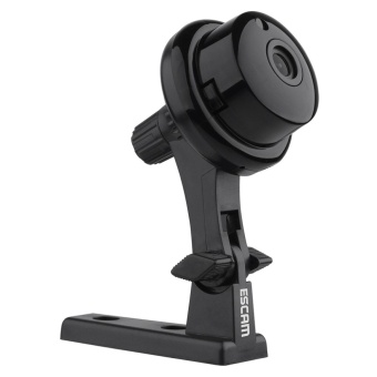 Escam Q6 ONVIF2.4.2 1.0MP Mini Wireless IP Camara - Black (AUPlug) - intl